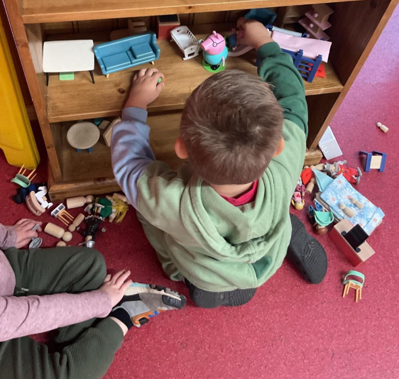 Boy playing at Kindergarten Kids Nursery in Whitstable